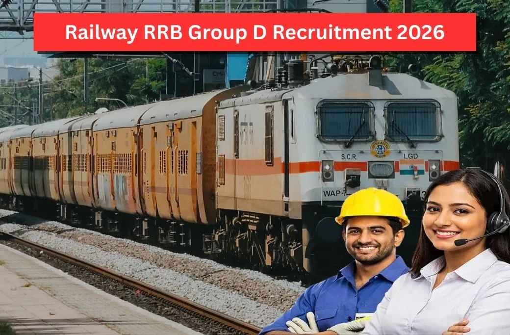Railway RRB Group D Recruitment 2026 : 22,000+ पदों पर बंपर भर्ती
