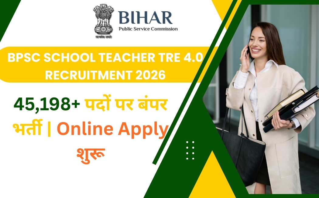 BPSC School Teacher TRE 4.0 Bharti 2026: 45198 पदों पर बंपर भर्ती |