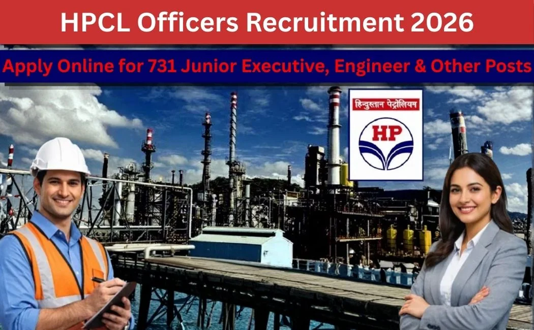 HPCL Officers Recruitment 2026: Apply Online for 731 Junior Executive, Engineer & Other Posts