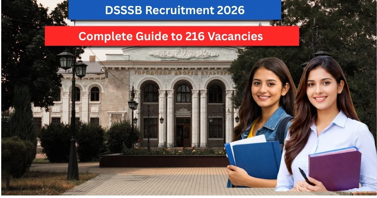 DSSSB Recruitment 2026: Complete Guide to 216 Vacancies – Syllabus, Last Date & Application