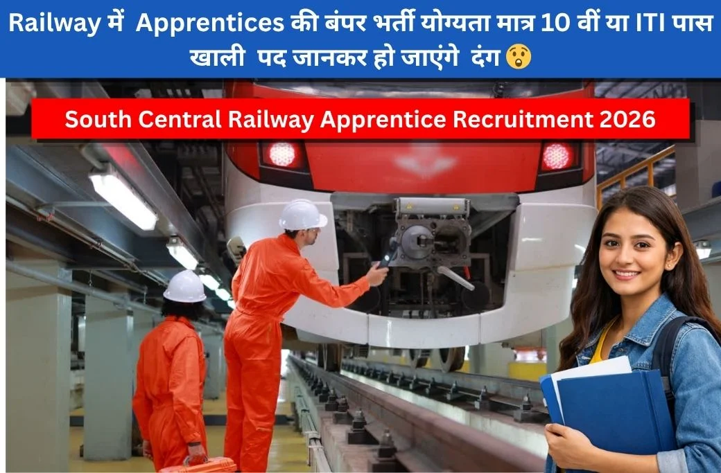 South Central Railway Apprentice Recruitment 2026: 2801 Posts Full Guide With Eligibility, Dates, Merit Tips