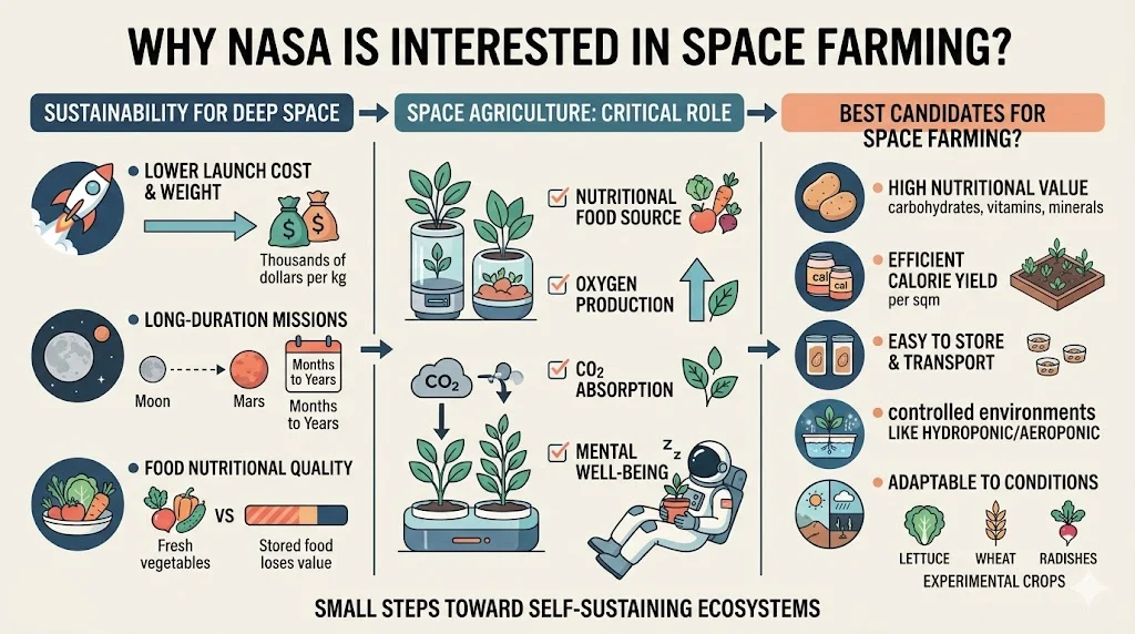 Why NASA Is Interested In Space Farming?