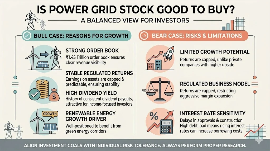 Is Power Grid Stock Good to Buy (Bull Case & Bear Case)