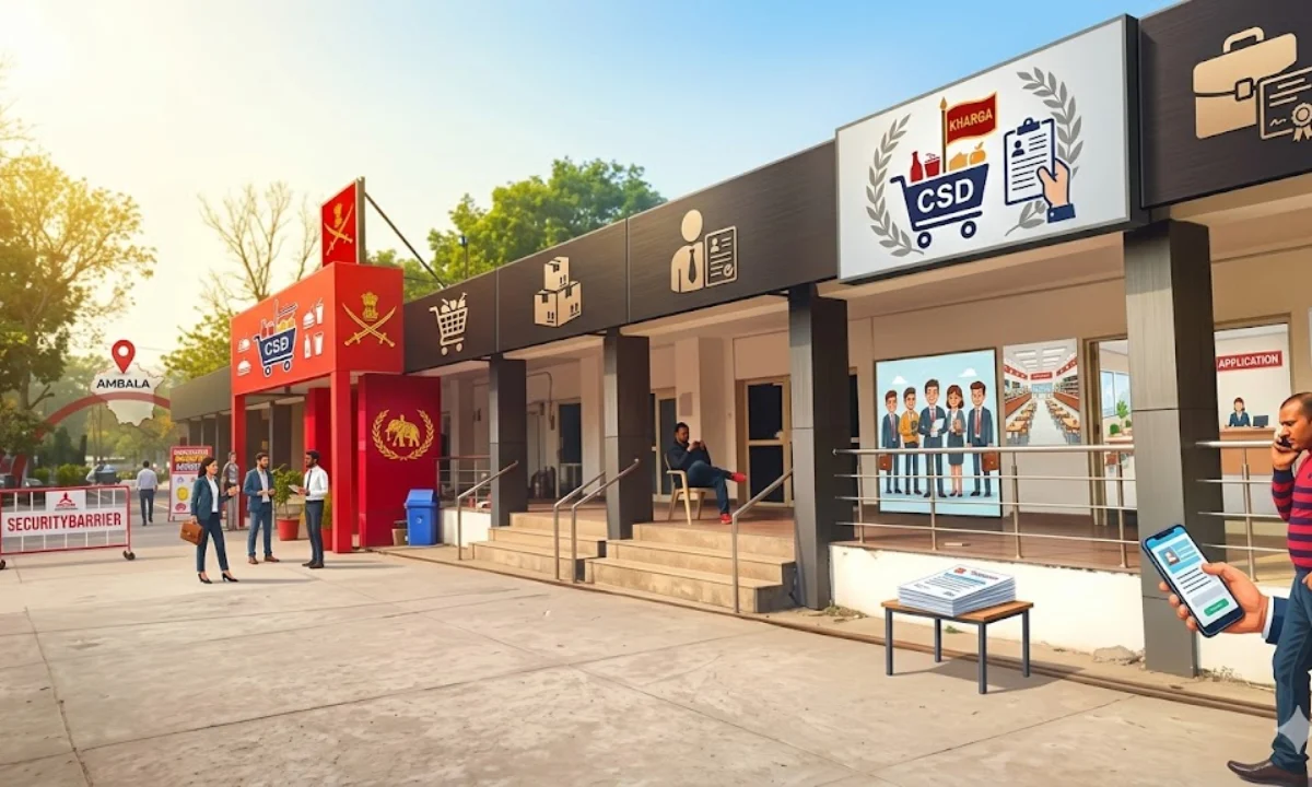 Kharga CSD Canteen Ambala Vacancy 2026