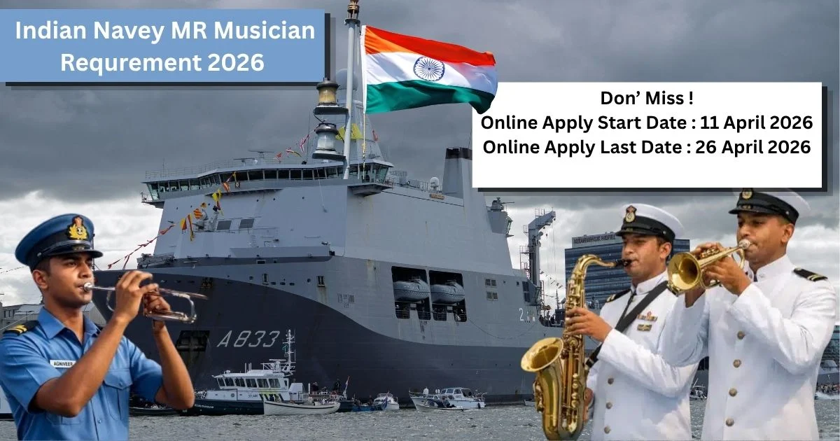 Indian Navy MR Musician Recruitment 2026 – Notification Out, Apply Online Now