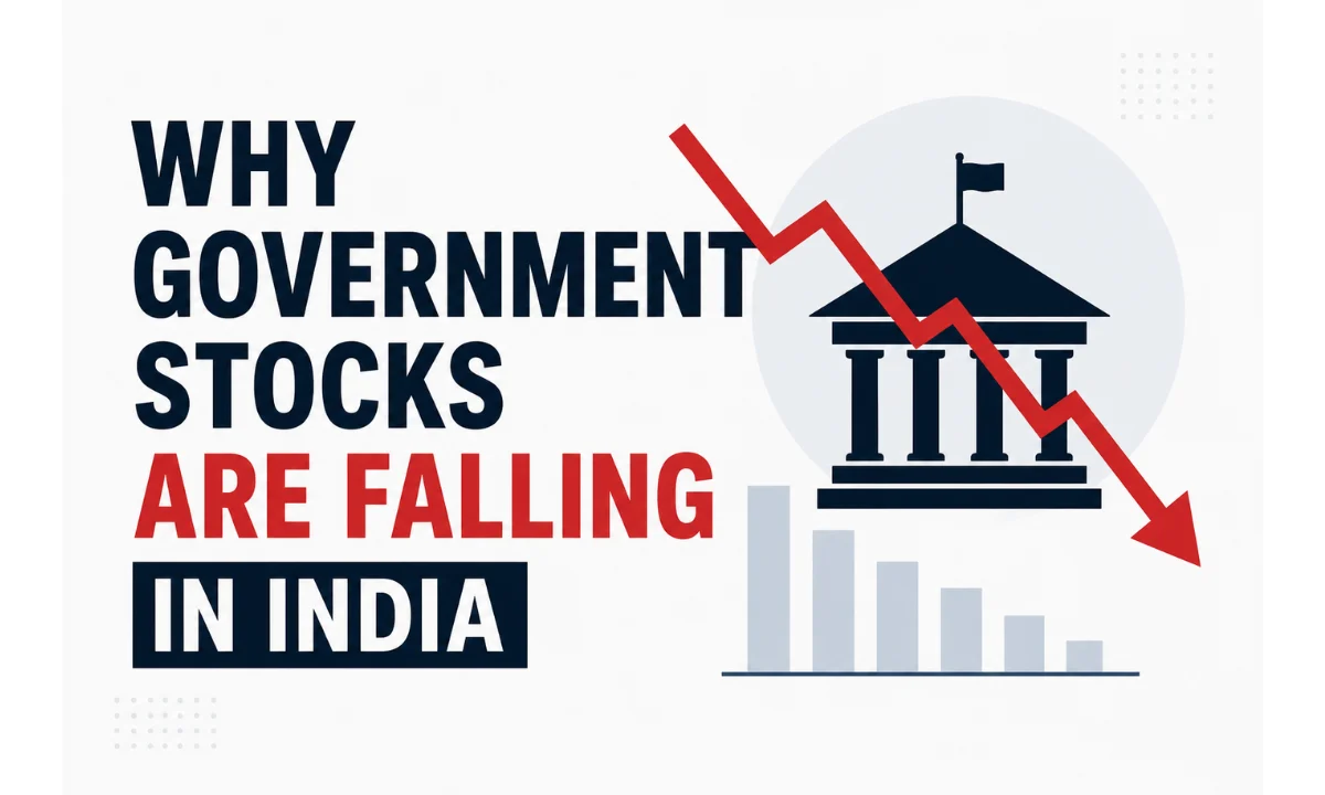 Why Government Stocks Are Falling In India: PSU Bank, डिफेंस सब गिरे – Crude Oil, Bond Yeild, FII की बिकवाली क्यों बनी सरकारी स्टॉक्स की एड़ी